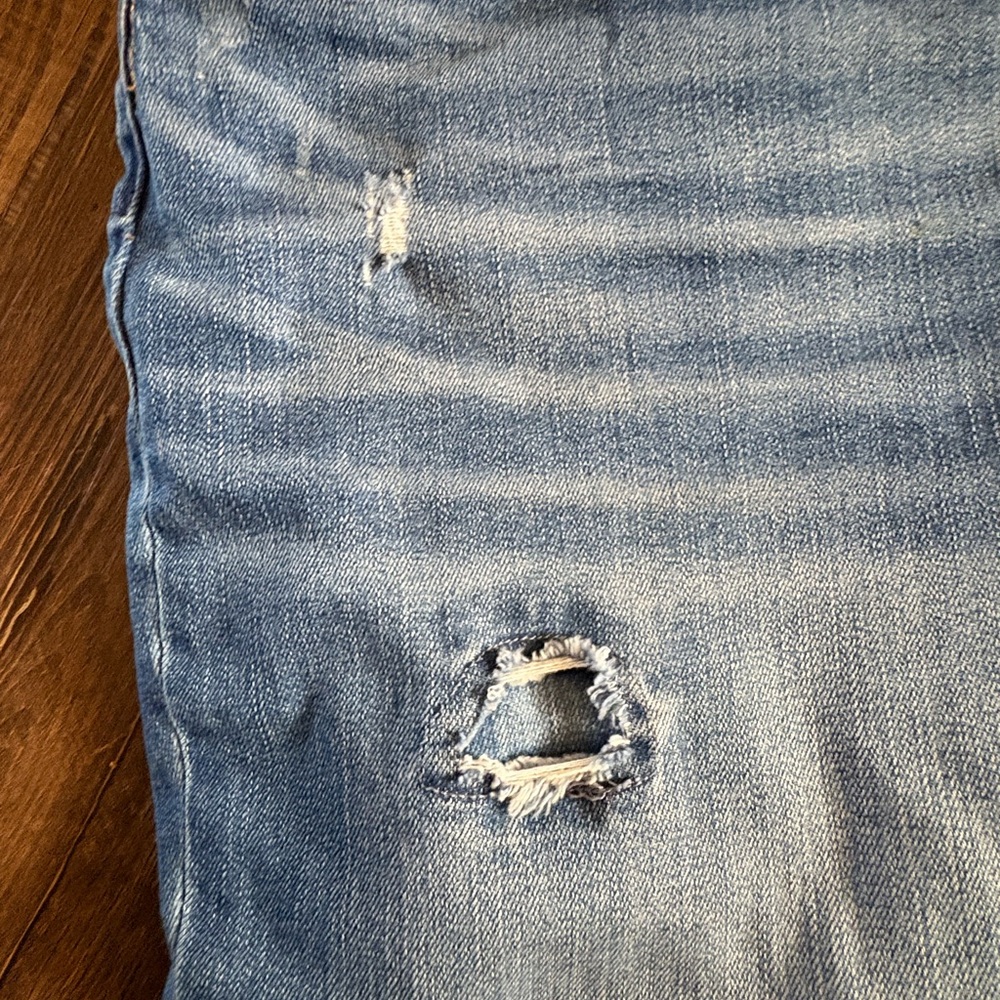 White House Black Market The Skinny Ankle Jeans HTF 20W plus distressed stretch - Picture 6 of 12